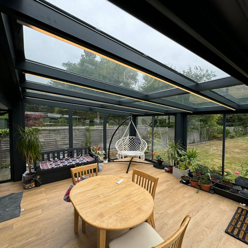 Aluminium veranda